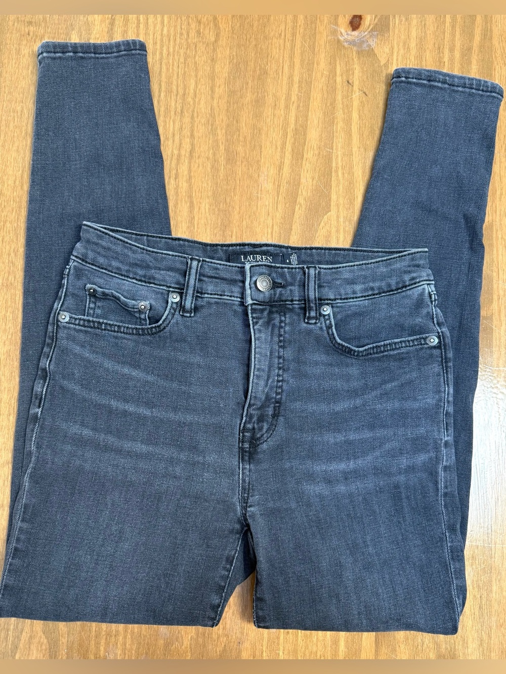 Ralph Lauren Black Wash Women's Skinny Jeans Size 4